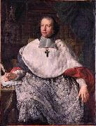 Charles-Joseph Natoire Portrait of French bishop and theologian Jean-Joseph Languet de Gergy oil painting artist